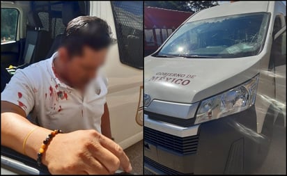 Presuntos 'polleros' golpean a agente del INM en Tuxtla, Chiapas