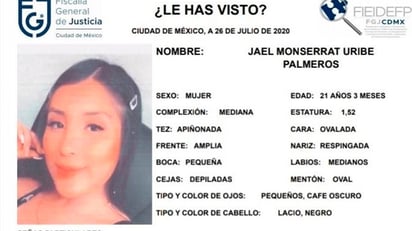 FGJ-CDMX ofrece recompensa para encontrar a 3 personas