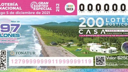 ¿Hubo fraude en sorteo de terrenos con playa de la Lotería Nacional?