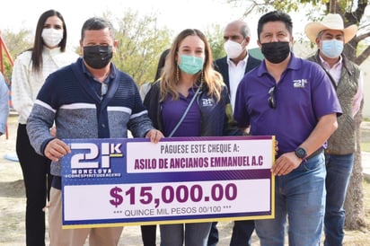 Comité 21 K Monclova hace entrega de las donaciones recaudadas en las carreras