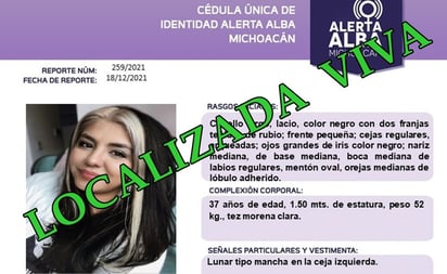 Desactivan la Alerta Alba tras aparición de la activista Janahuy Paredes Lachino