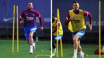 Clément Lenglet y Dani Alves dan positivo a COVID-19