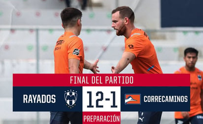 Monterrey golea 12-1 a Correcaminos; Carlos Rodríguez no jugó