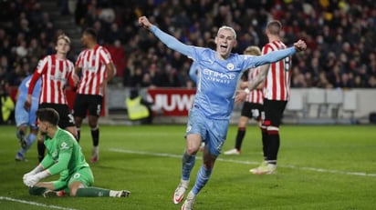 Manchester City gana 1-0 a Brentford en la Premier League