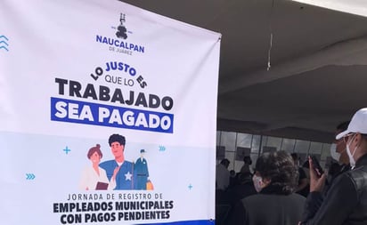 Inicia registro de empleados con pagos pendientes en Naucalpan