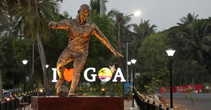 Estatua de Cristiano Ronaldo genera indignación en India