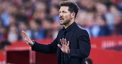 Diego Pablo Simeone estará en el banquillo del Atlético para dirigir al equipo