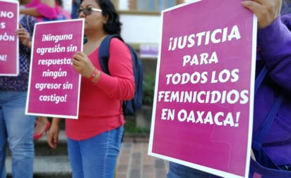 'Víctimas de feminicidio en Oaxaca, 1 de cada 10 niñas y adolescentes'