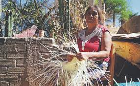 Tejiendo palma sin descanso, así se vive en Zahuatlán