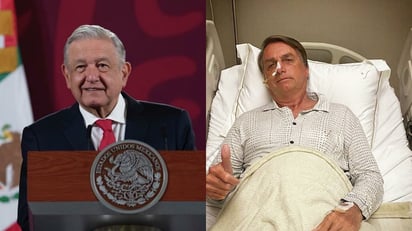 AMLO desea a Jair Bolsonaro pronta recuperación