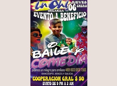 Disco La Oh organiza baile en beneficio a Emiliano