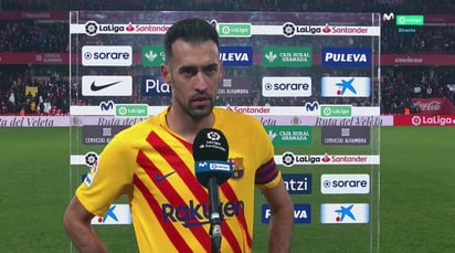 Busquets: 'La expulsión cambió el partido por completo'