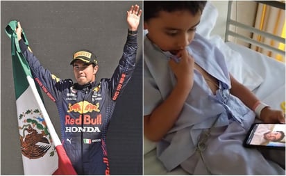 Sergio Pérez manda mensaje a niño con problemas de corazón