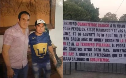 “Te lo advertí”: Narcomanta contra Cuauhtémoc Blanco se atribuyó asesinato de edil en Xoxocotla