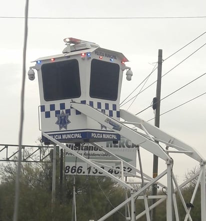 Torres de vigilancia de Seguridad Pública, han registrado accidentes en Monclova