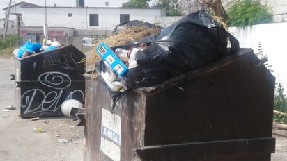 Los contenedores de basura de Monclova no tienen la capacidad adecuadas