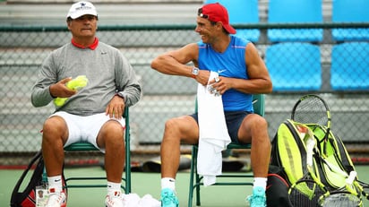 Toni Nadal: 'Cuando perdió el segundo set, perdí un poco la fe'