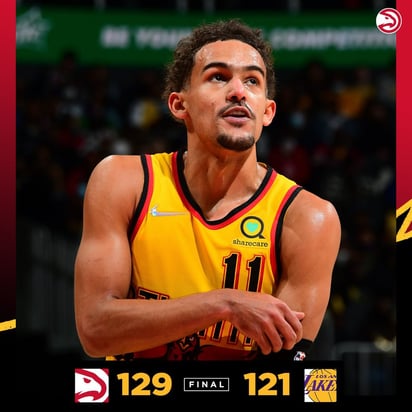 Los Hawks derrotan a los Lakers