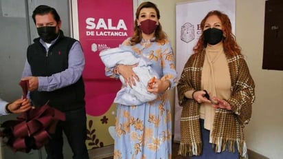 Gobernadora de BC inaugura sala de lactancia en edificio de gobierno