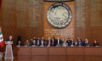 AMLO encabeza la ceremonia del 105 aniversario por la promulgación de la Constitución de 1917