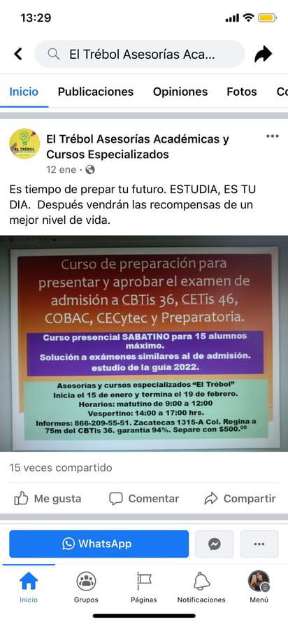 Ciudadanos de Monclova ofrecen capacitaciones para exámenes escolares