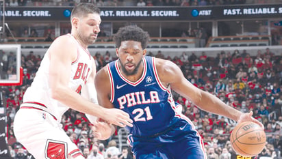 Los 76ers de Filadelfia dominan a los Bulls 119-108