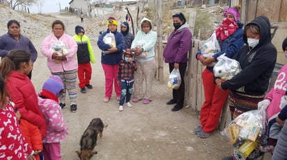 La iglesia San Franciso de Asis Monclova dona despensas a familias 