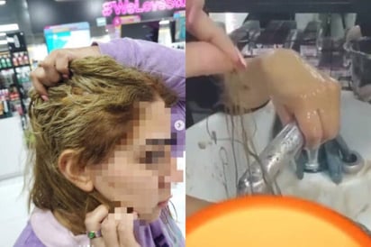 VIDEO: Mujer va por un cambio de look y casi la dejan pelona