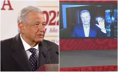 VIDEO: AMLO exhibe en mañanera caída de sentón de líder de Frenaaa