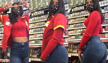 VIDEO: Cajera del Oxxo se hace viral con sus fotos; fue bailarina de Poncho de Nigris