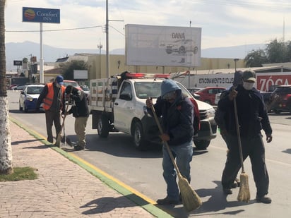 Departamento de limpieza realiza constantes rondines en Monclova