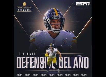 Jugador defensivo del año: T.J. Watt