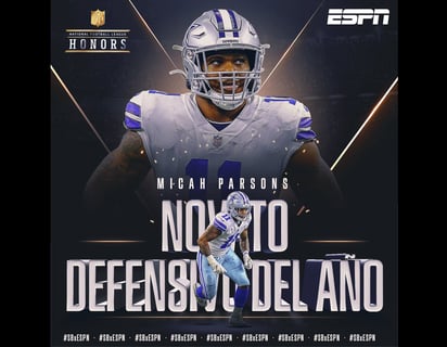 Jugador novato defensivo del año: Micah Parsons