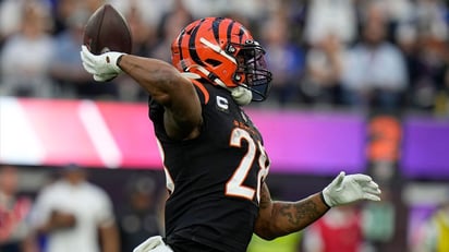 Joe Mixon es quinto no quarterback en lanzar touchdown en la historia del Super Bowl LVI