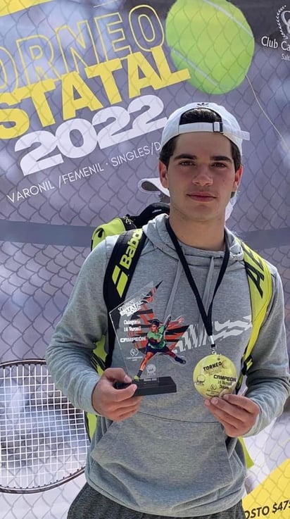 Matías Guajardo campeón del Torneo Estatal de Tenis 2002