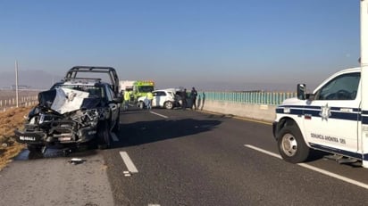 Accidente en carretera Toluca-Naucalpan deja 6 policías heridos