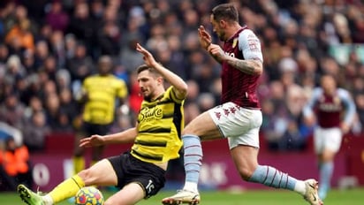 Aston Villa cayó por la mínima frente al Watford en Birmingham