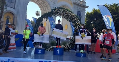 Keniano Rhonzas Lokitam y etíope Besu Sado Deko ganan el Medio Maratón de Guadalajara