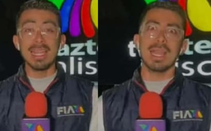 TV Azteca responde a reportero que promociona a Televisa en reporte en vivo