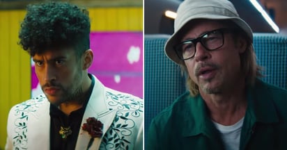 Bad Bunny y Brad Pitt se pelean en el tráiler de 'Bullet Train'