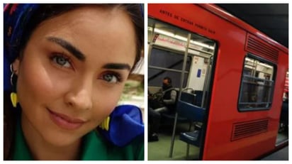 Tundieron a Claudia Martín por subirse al metro y decir que nadie la reconoció