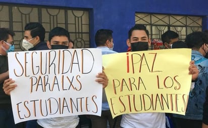 Exigen estudiantes de la UASLP reforzar seguridad