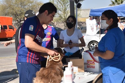 Brigada azul en Monclova 