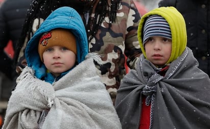 Un millón de niños han dejado Ucrania, muchos sin sus familias'