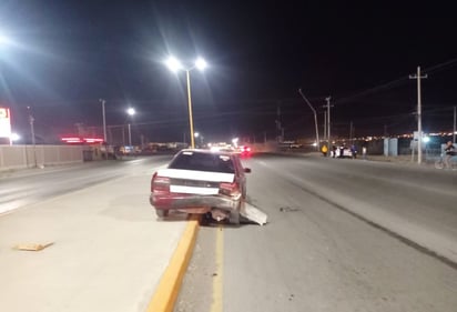 Un sujeto que excedía el límite de velocidad, choca por alcance en el bulevar Santa Cecilia.