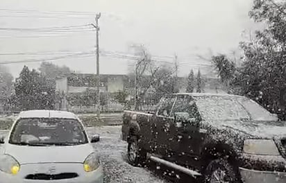 A días de que inicie la primavera cae nevada en Ciudad Juárez