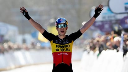 Van Aert: 'Roglic no iba bien en la subida y me tocó hacer el trabajo'