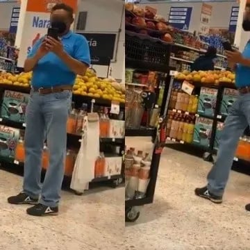 Acosador de mujeres es exhibido en un supermercado