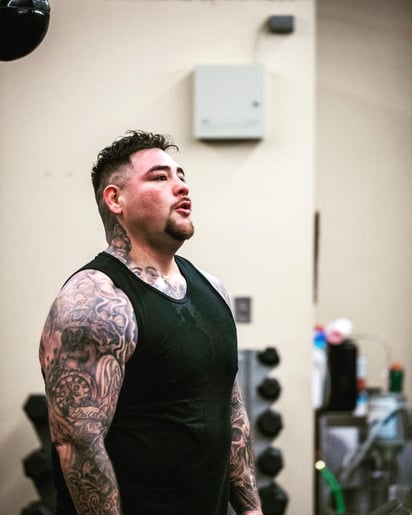 Andy Ruiz reaparece más delgado y enfocado a entrenar