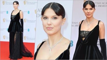 El look Louis Vuitton de Millie Bobby Brown para los BAFTA Awards